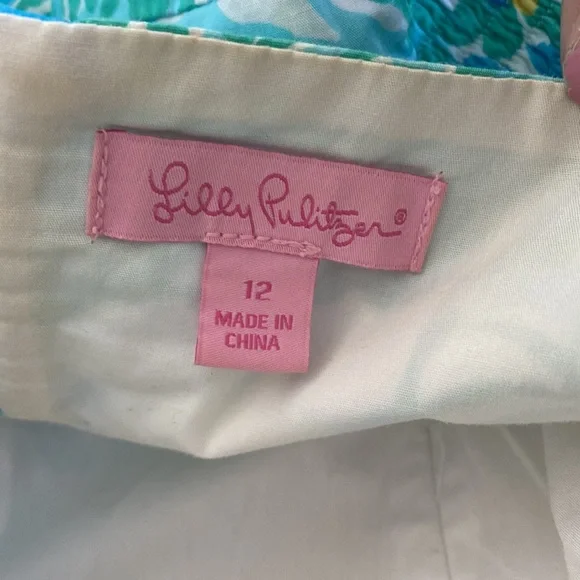 Lilly Pulitzer mini sun dress Sz 12 - Picture 5 of 9